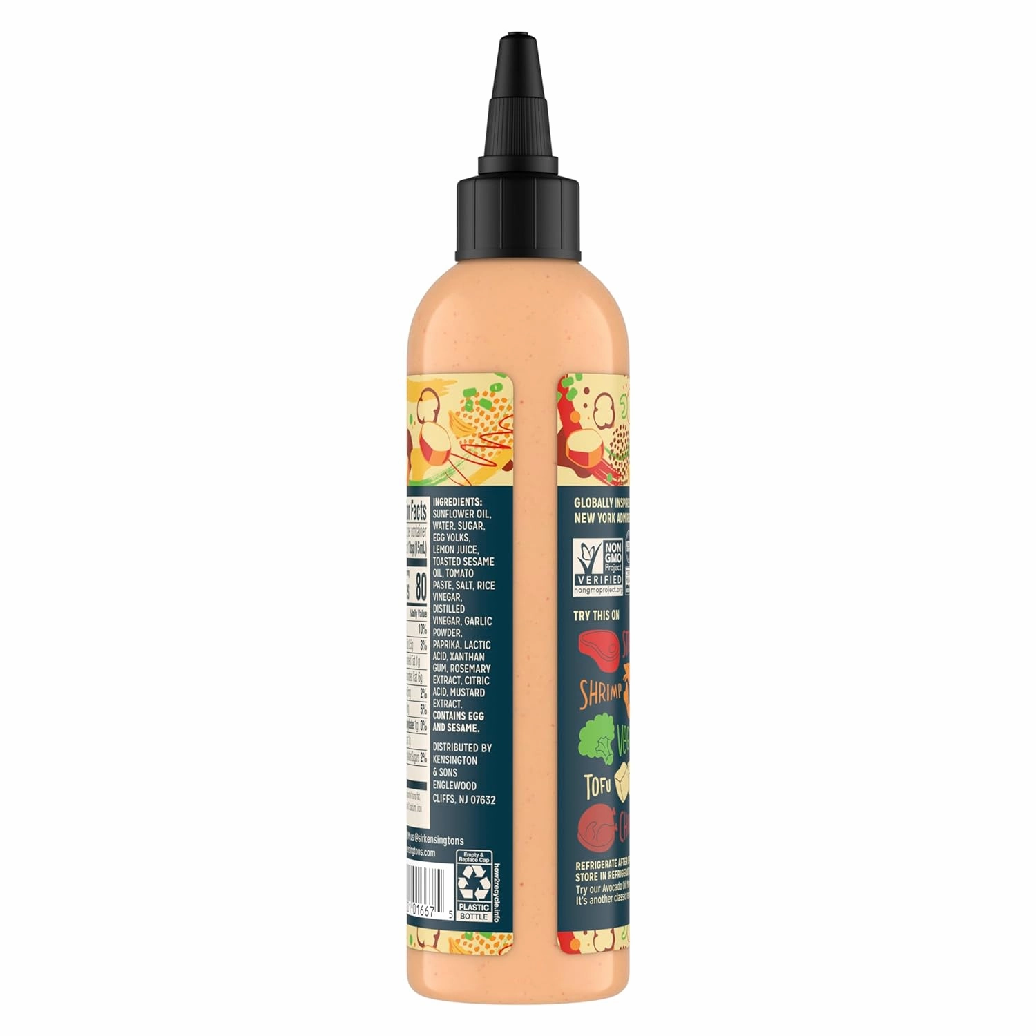 Sir Kensington's Everything Sauce Hibachi Yum Yum Sauce, 6 pk for Dressing, Dipping & Drizzling, Non-GMO, Certified Humane, Keto, Gluten Free, Kosher & Dairy Free, 8.3 oz,