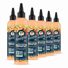 Sir Kensington's Everything Sauce Hibachi Yum Yum Sauce, 6 pk for Dressing, Dipping & Drizzling, Non-GMO, Certified Humane, Keto, Gluten Free, Kosher & Dairy Free, 8.3 oz,