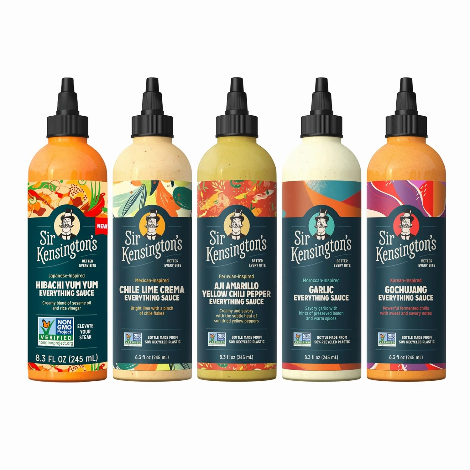 Sir Kensington's Everything Sauce Hibachi Yum Yum Sauce, 6 pk for Dressing, Dipping & Drizzling, Non-GMO, Certified Humane, Keto, Gluten Free, Kosher & Dairy Free, 8.3 oz,