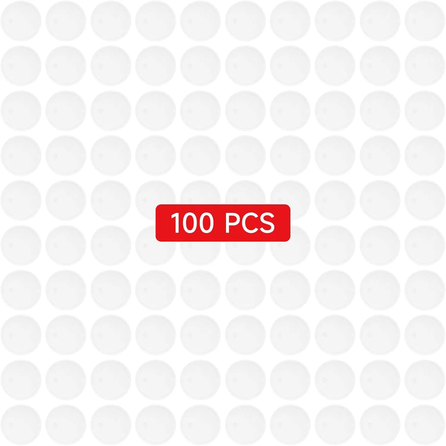 SIXPOINTS 100 Pieces 6 inch Clear Round Plastic Action Figure Display Stand Base with PEG, Model Support Stands Compatible with 1/12 Marvel Legends/DC/GI Joe/Motu Figure Toy (100Pcs Round(Clear)