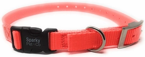 Sparky PetCo E Collar Double Buckle Replacement Strap (Neon Orange)