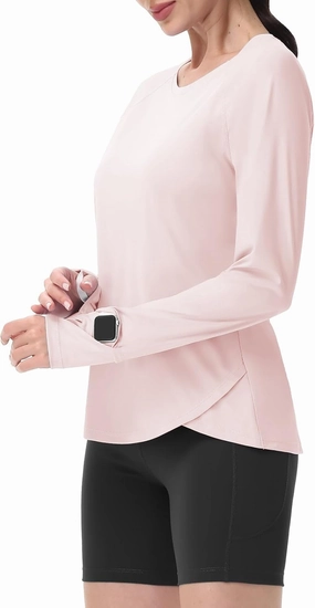 SPEXIAL Women's Sun Shirts UPF 50  UV Protection SPF Long Sleeve Hiking Fishing Running Quick Dry Lightweight Outdoor