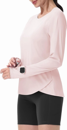 SPEXIAL Women's Sun Shirts UPF 50  UV Protection SPF Long Sleeve Hiking Running Tops Quick Dry Lightweight Outdoor