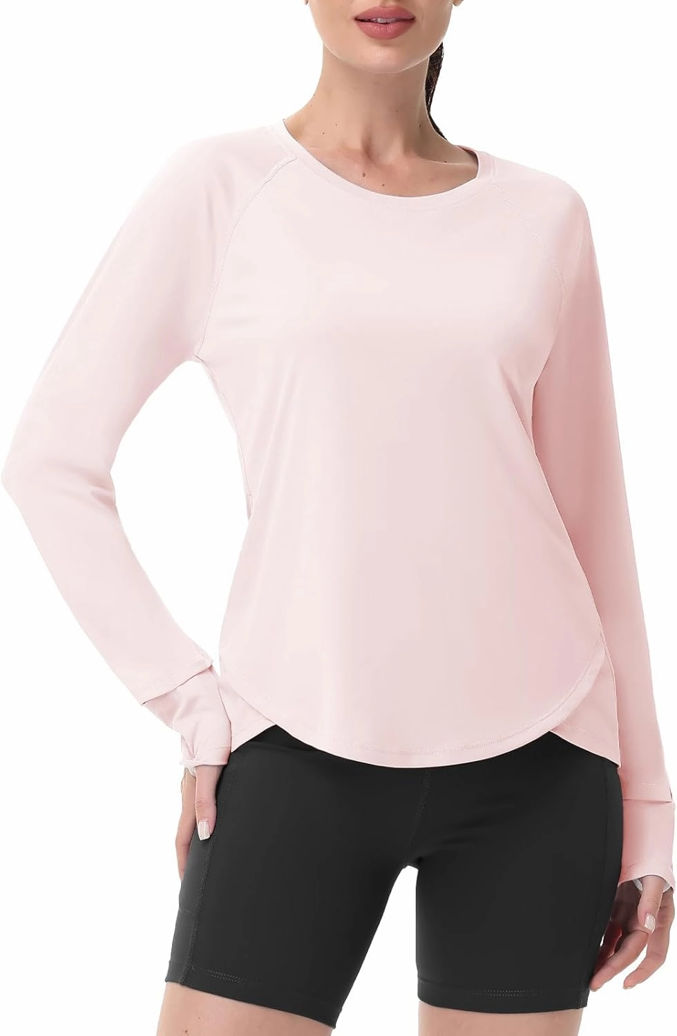SPEXIAL Women's Sun Shirts UPF 50  UV Protection SPF Long Sleeve Hiking Running Tops Quick Dry Lightweight Outdoor