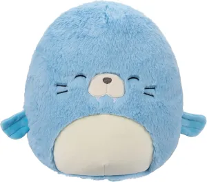Squishmallows FuzzAMallows Harvey the Walrus 30cm Official Jazwares Plush Super Soft Toy