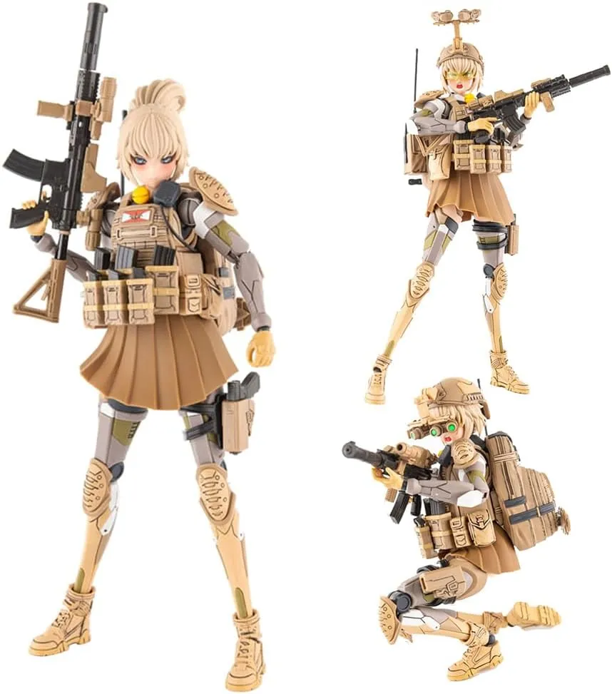 STAPEL Figure Movable Anime Figures 7.09" Original Painting Figurine Interchangeable Parts STAPEL Action Figure Desktop Decoration Collectibles