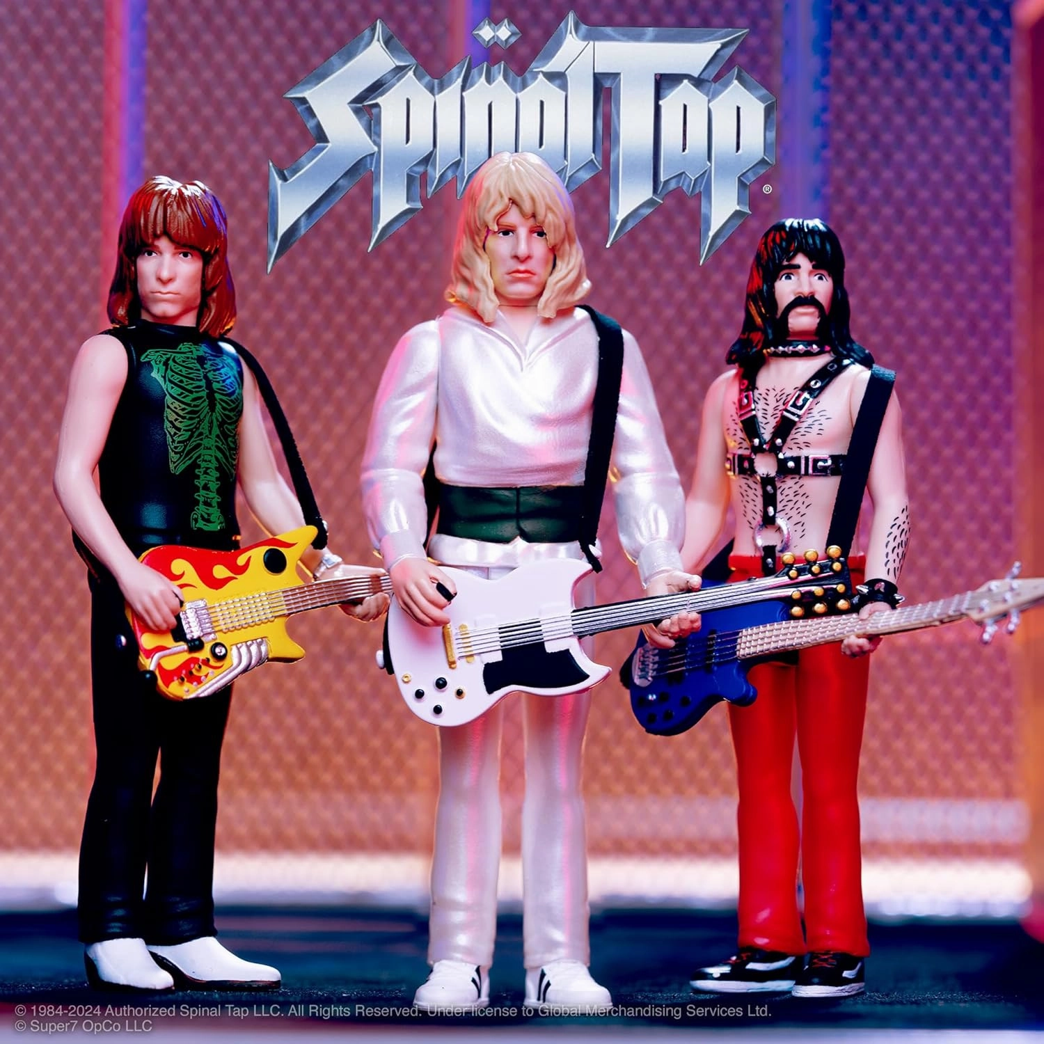 Super7 Spinal Tap Nigel Tufnel - 3.75" This is Spinal Tap Action Figure with Accessory Heavy Metal Collectibles and Retro Toys