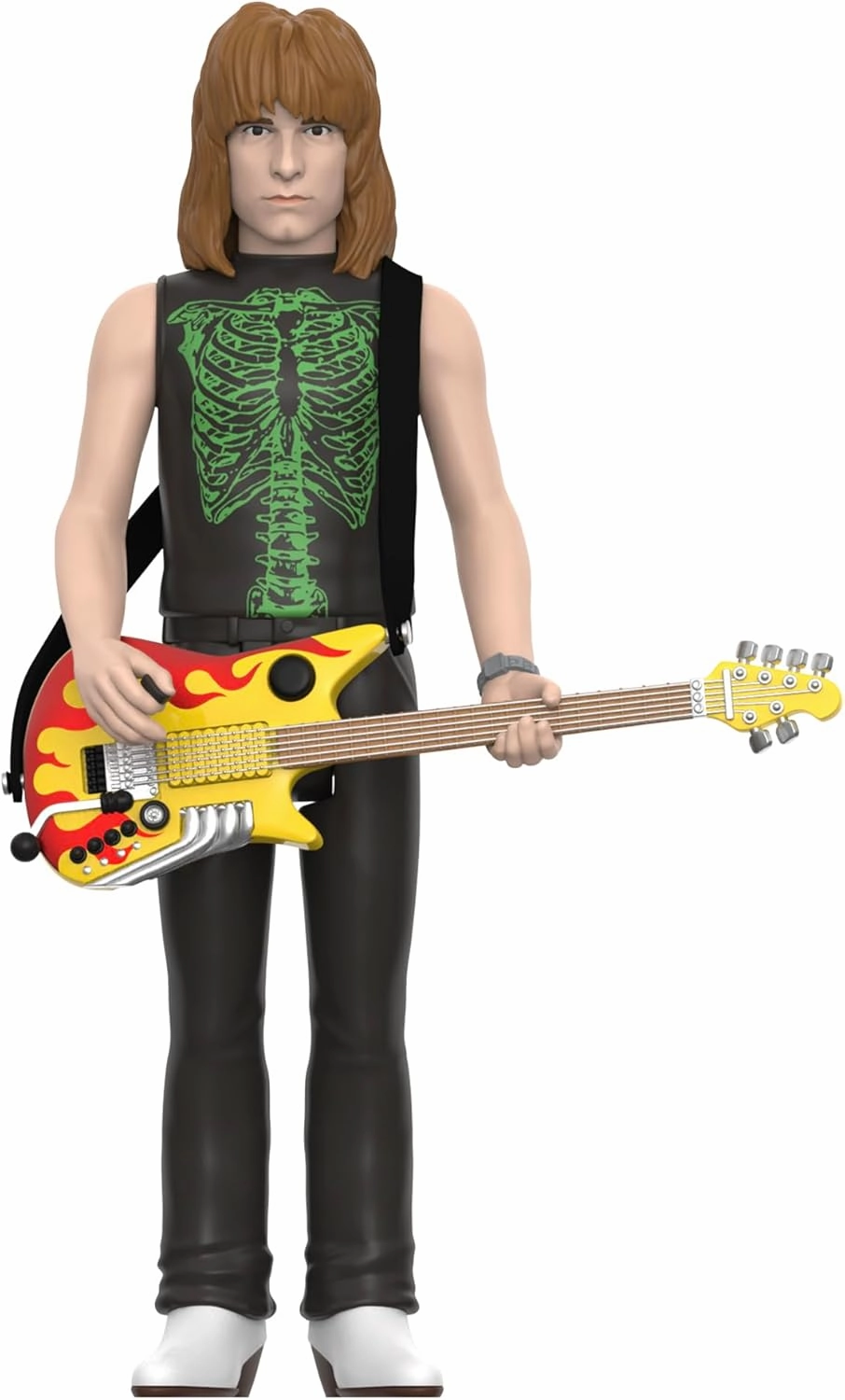 Super7 Spinal Tap Nigel Tufnel - 3.75" This is Spinal Tap Action Figure with Accessory Heavy Metal Collectibles and Retro Toys