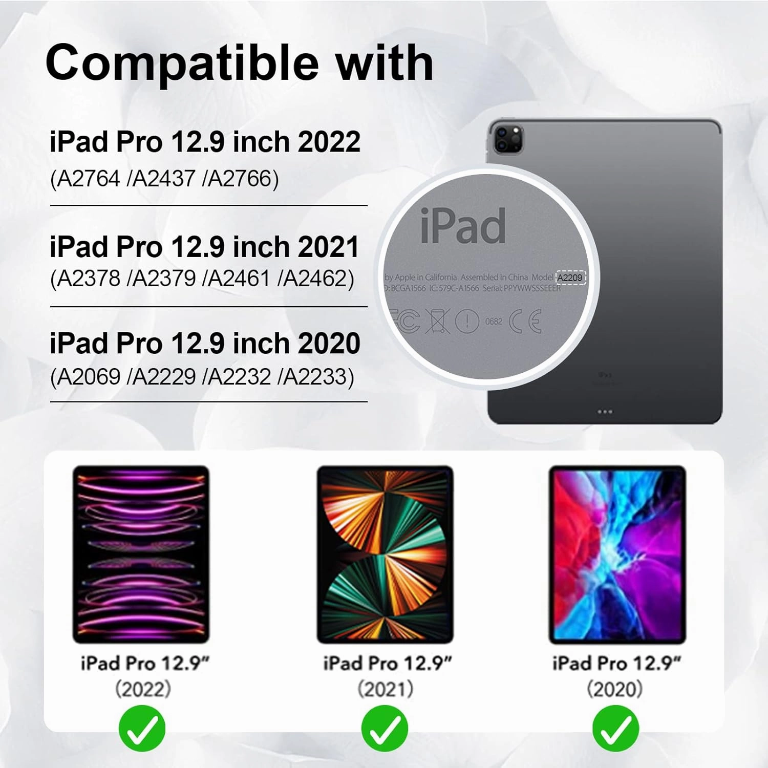 SUPFIVES Case for iPad Pro 12.9 Inch 2022: Upgraded Military Grade Shockproof Full Body Protective Cover with Stand-Pencil Holder-Shoulder Strap for iPad Pro 12.9 6th/5th Generation - Blue
