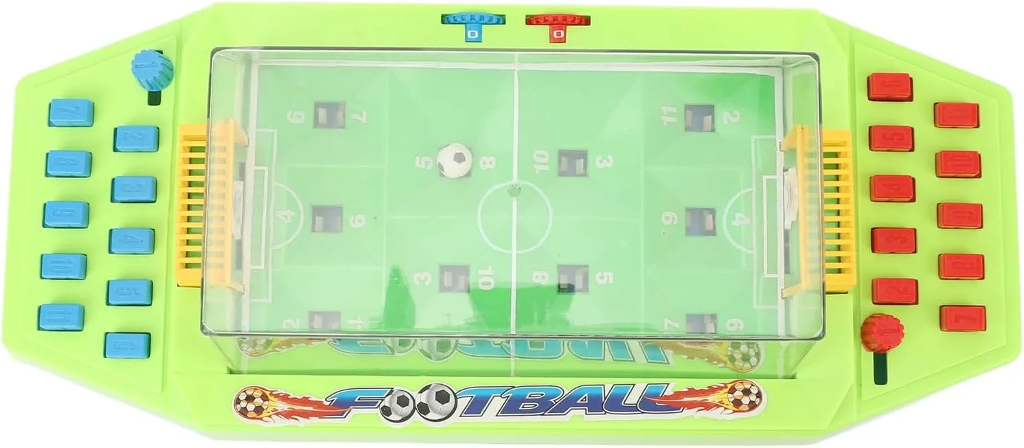 Tabletop Soccer Game Set, Mini Foosball Table Soccer Game 2 Player Bouncing Soccer Ball Desktop Football Sports Toy for Boys and Girls Kids