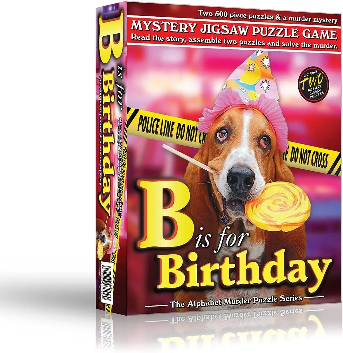 TDC Games Alphabet Mystery Jigsaw Puzzle for Adults, 500 Piece Puzzle Game - B is for Birthday