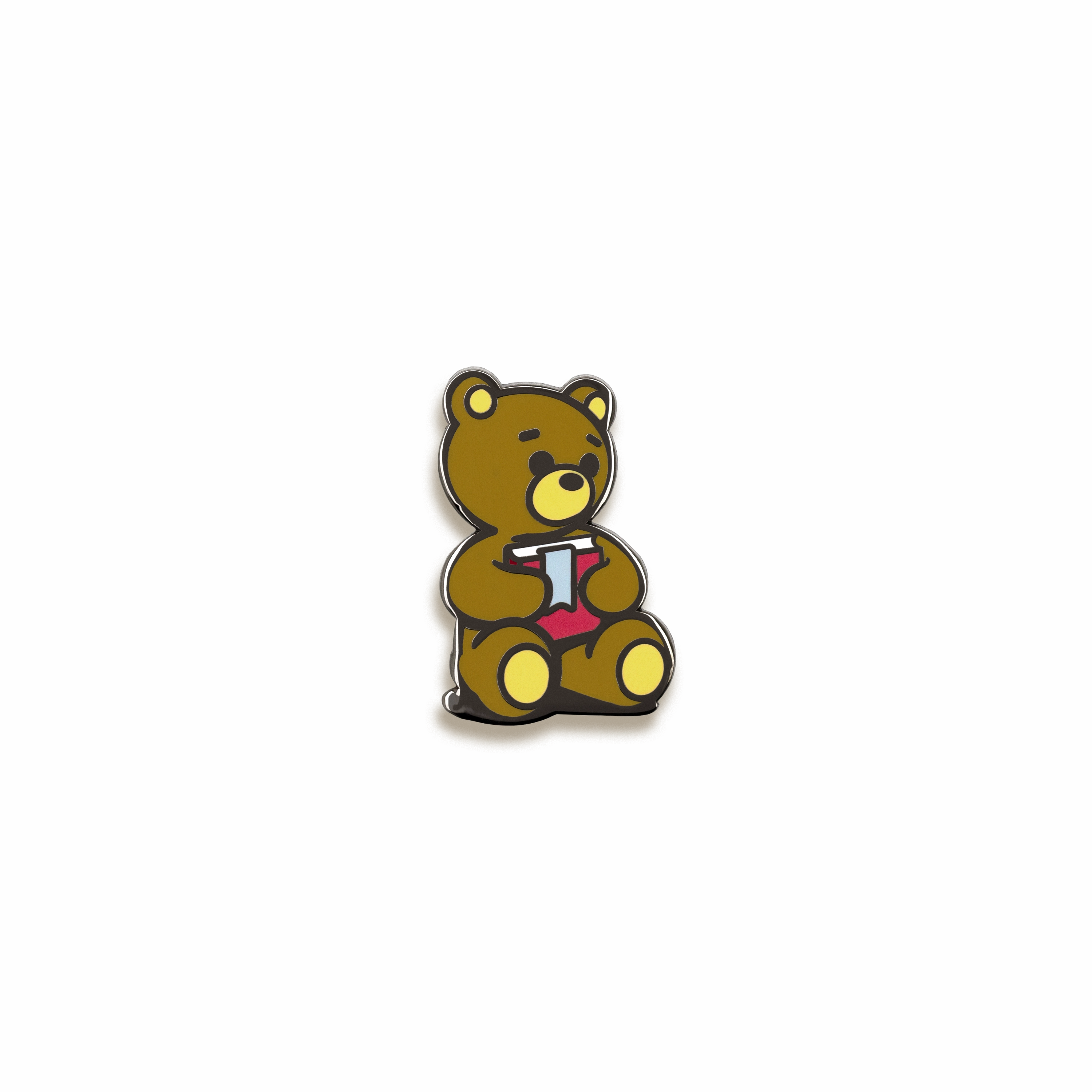 Teddy Bear Enamel Pin by Susie Hustle