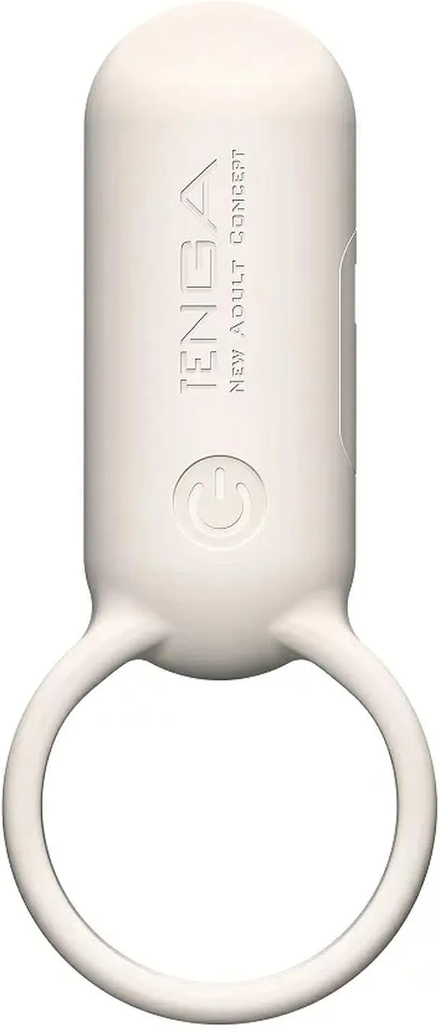 TENGA SVR Limited Edition Earth Color, Smart Vibe Ring, Rechargable Couple's Vibrator, Sand Biege