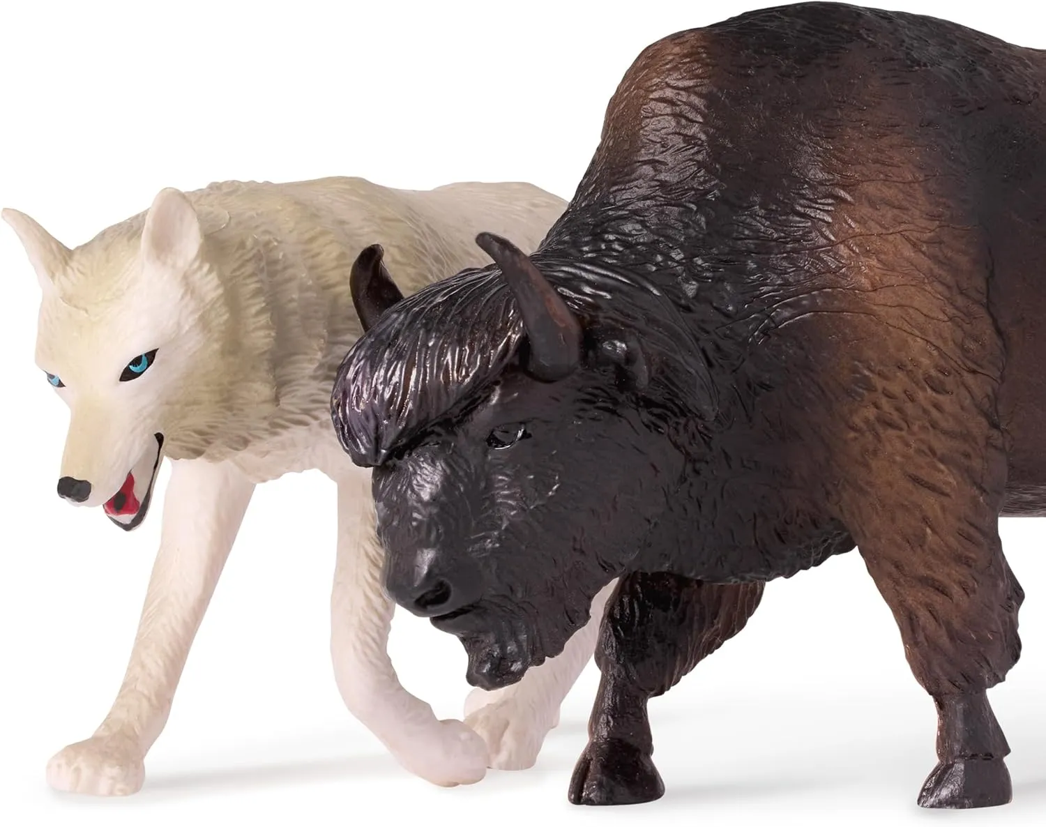 Terra by Battat – Wild Animal Figurines – 6 North American Animals – Bears, Wolf, Moose & More – Animal Toys For Kids – 3 Years   – North American Animals Set 2