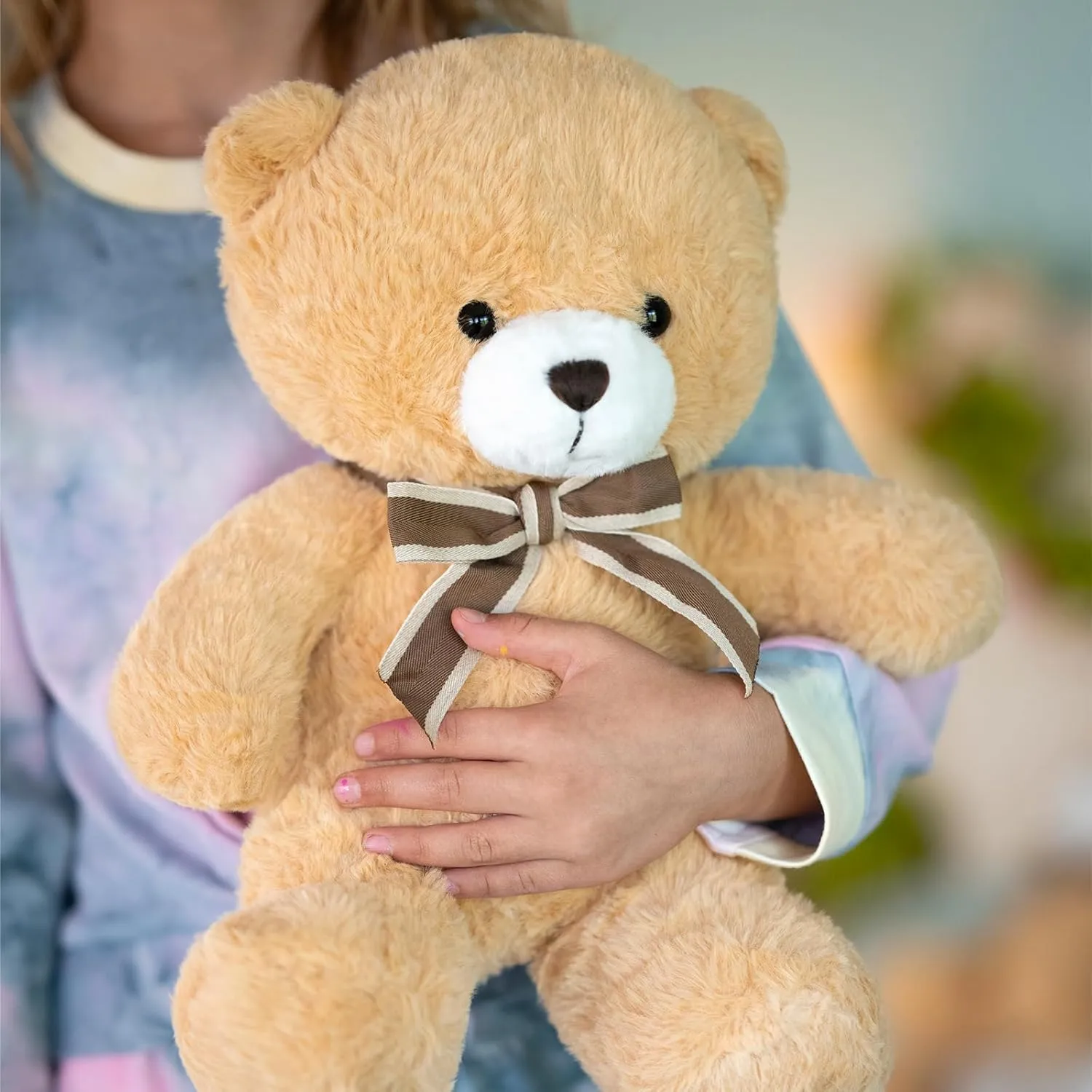 Tezituor Bulk Teddy Bears for Baby Shower, 10Pcs Teddy Bear Stuffed Animal Bulk, 12" Stuffed Bear Plush Toy for Wedding Birthday Christmas Party Decorations