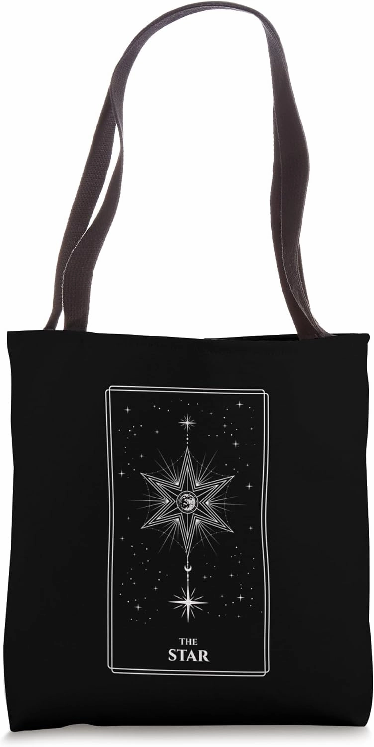 The Star Tarot Card Hope Inspiration Healing Renewal Clarity Tote Bag