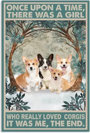 There Was A Girl,Who Really Loved Corgis,Child Intellectual Jigsaw, Wooden Puzzles 500 Pieces Educational Fun Game,Family companionship Mind games completed Game Decompression Toys For Adults And Kids