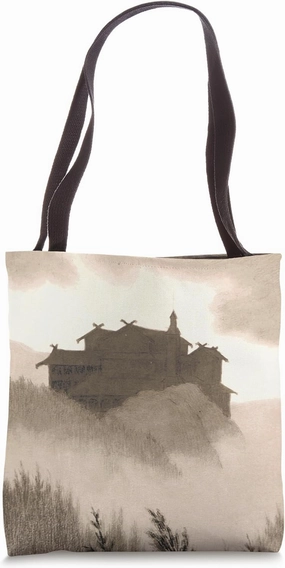 Til Den Gronne Ridder by Theodor Kittelsen Romanticism Tote Bag
