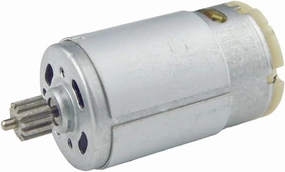 Torque Magnetic Mini Electric Motor 390 DC 6V 19000RPM With 12-Tooth Gear for DIY Toys Cars - (Speed(RPM): 1PC)
