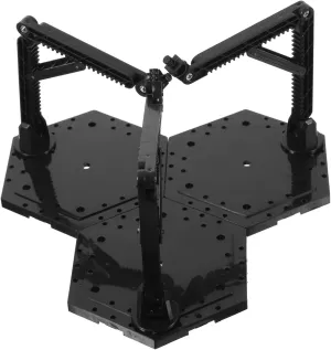 Totority Adjustable Action Figure Display Stands Action Figure Support Base 3-headed Stand Base for