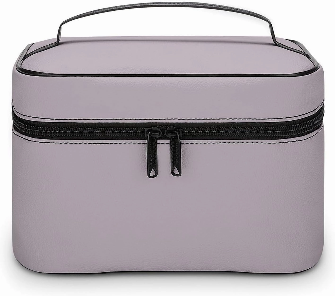 Travel Makeup Bag, Simple Stylish Chic Dusty Lilac Cosmetic Bags for Women Large Capacity Waterproof Toiletry Bag Make up Organizer