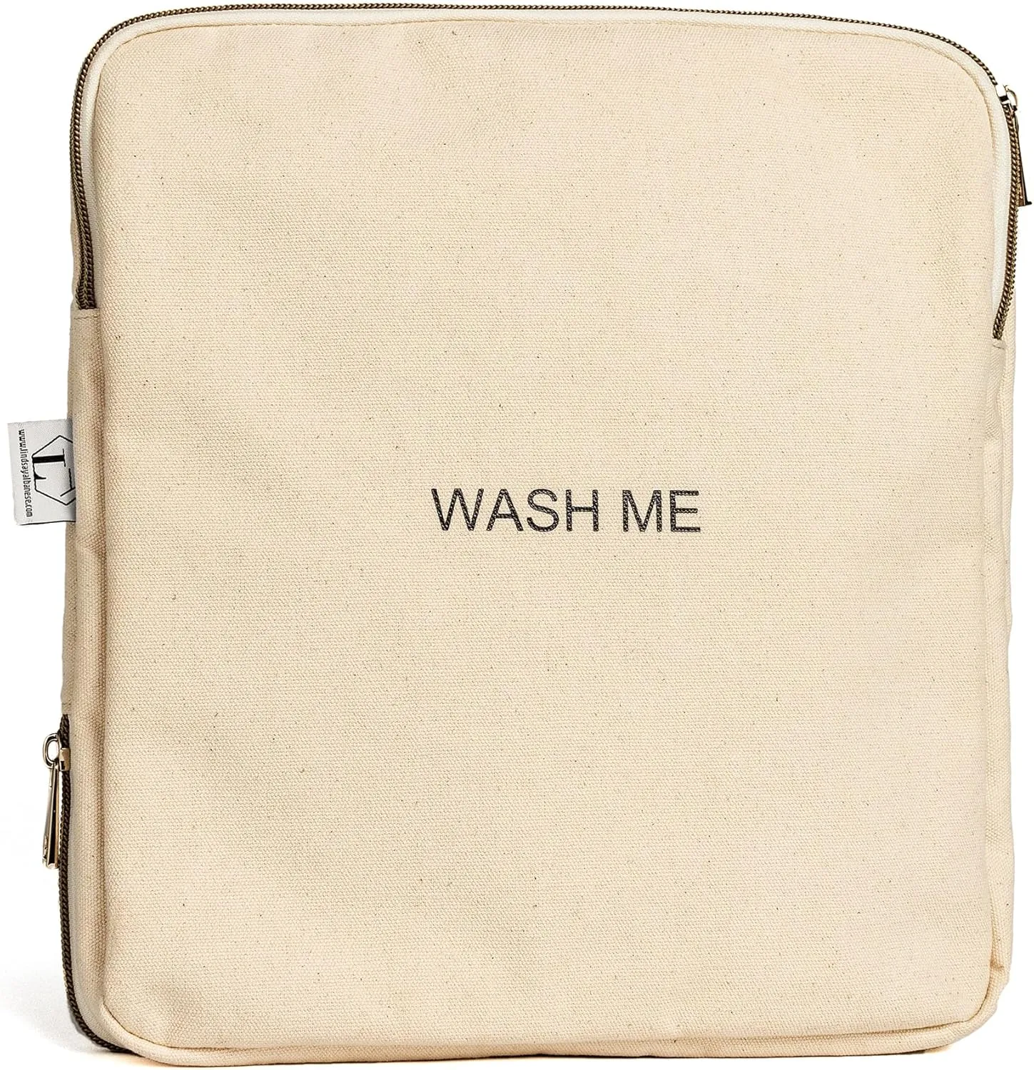 Two-Sided Travel Laundry Bag/Packing Cube for Travel (NATURAL)