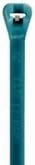 TYZ23M Cable Tie 18lb 4"Aqua Radiation Resistant Fluoropolymer (Tefzel) with Stainless Steel Locking Device Bulk Pack 1000 Per Bag