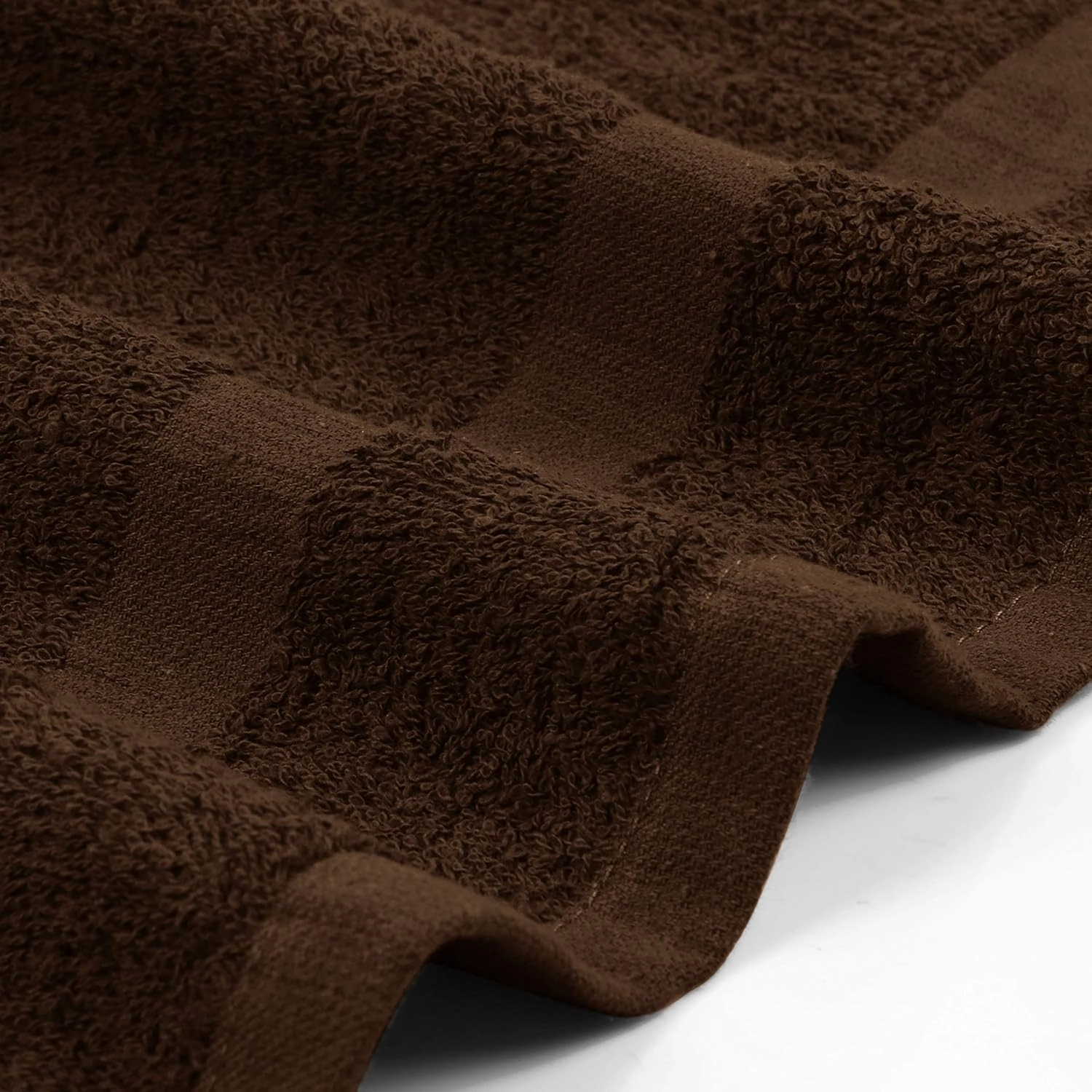 Utopia Towels, Salon Towel, Pack of 24, Not Bleach Proof, 16 by 27 Inches, Highly Absorbent Cotton Towels for Hand, Gym, Beauty, Spa, and Home Hair Care, Dark Brown