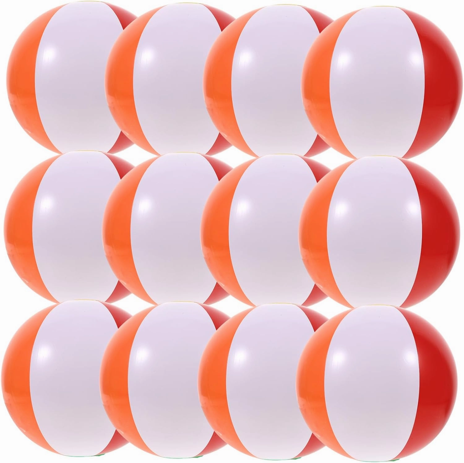VICASKY 12pcs Inflatable Beach for Fun Rainbow Pool Party Decorations for Teens and Boys and Girls for Outdoor Sports Activities and Gatherings