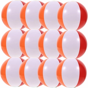 VICASKY 12pcs Inflatable Beach for Fun Rainbow Pool Party Decorations for Teens and Boys and Girls for Outdoor Sports Activities and Gatherings