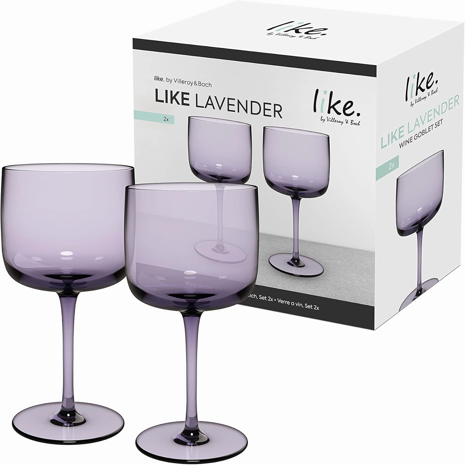 Villeroy & Boch – Like Lavender Wine/Water Glass Pair