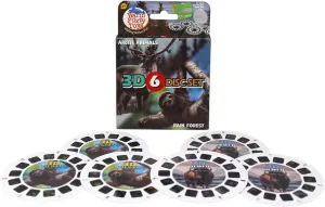 WARM FUZZY Toys Arctic and Rainforest Reels for Viewfinder - Viewfinder Reels for Kids & Adults, Classic Toys, 3D Reel, Retro Toys, Contains 6 Slides with 42 High Definition 3D Images
