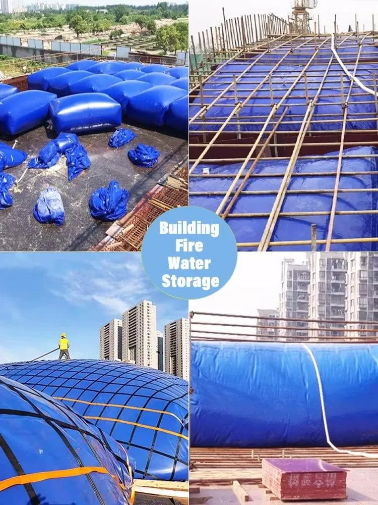 Water Storage Bladder，100-6000L Extra Large RV Water Tank Bladder, Collapsible Portable Water Storage Container Bag(5000L/1320Gal/3x2x0.85 m)
