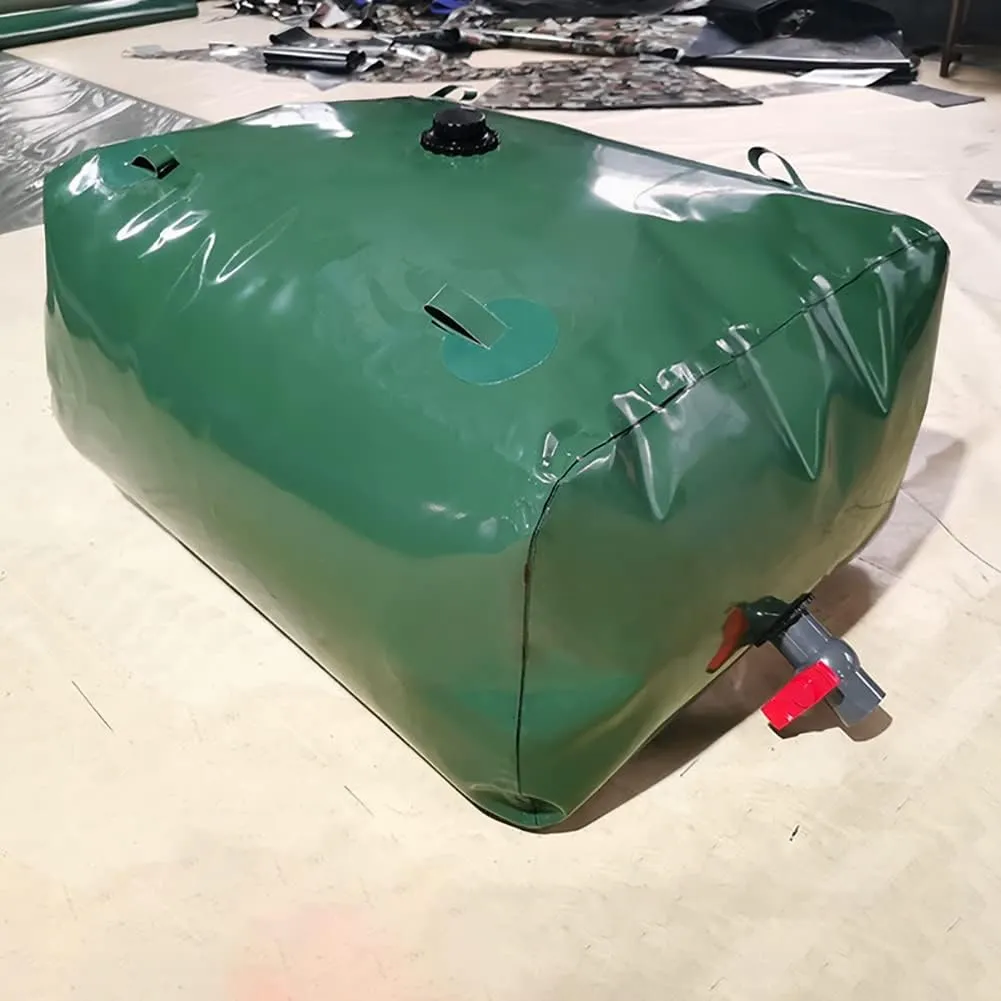 Water Storage Bladder，2000-100 Gallon Water Tank Collapsible Storage Container, Foldable Portable Large Capacity(4x1x1m/4000L/1056Gallon)