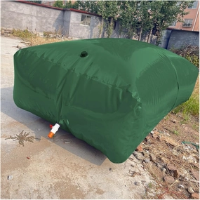 Water Tank Collapsible Large Capacity Portable Water Storage 50/100/200/300/400/500/800/1000/1585 Gallons Rainwater Bag(6000L/1585Gal/3x2x1 m)