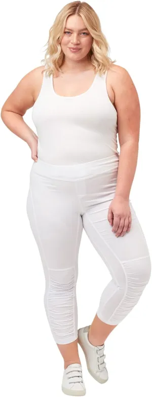 Wearables by XCVI Women's Jetter Crop Legging Stretch Poplin Solid