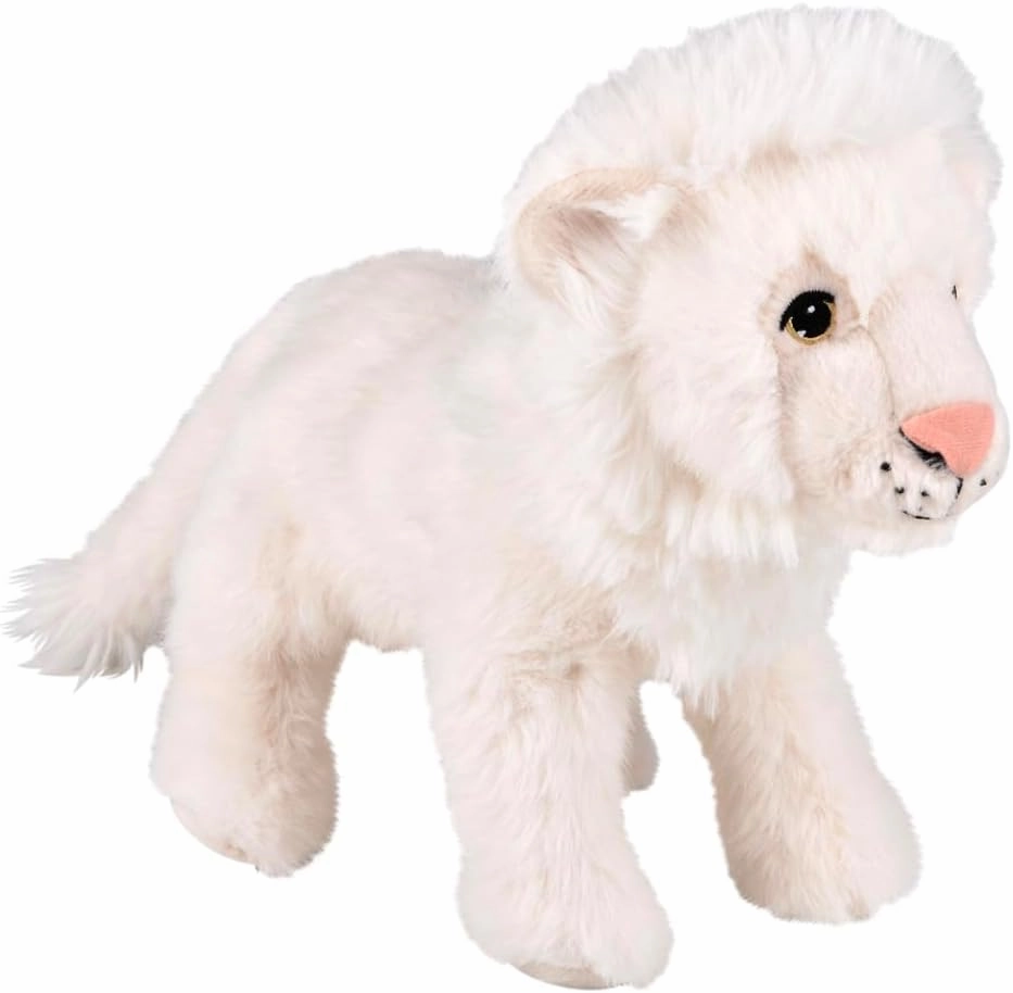 White Lion Stuffed Animal – 11 Inch Soft, Cute & Cuddly Stuffed Lion Plush for Kids and Animal Lovers