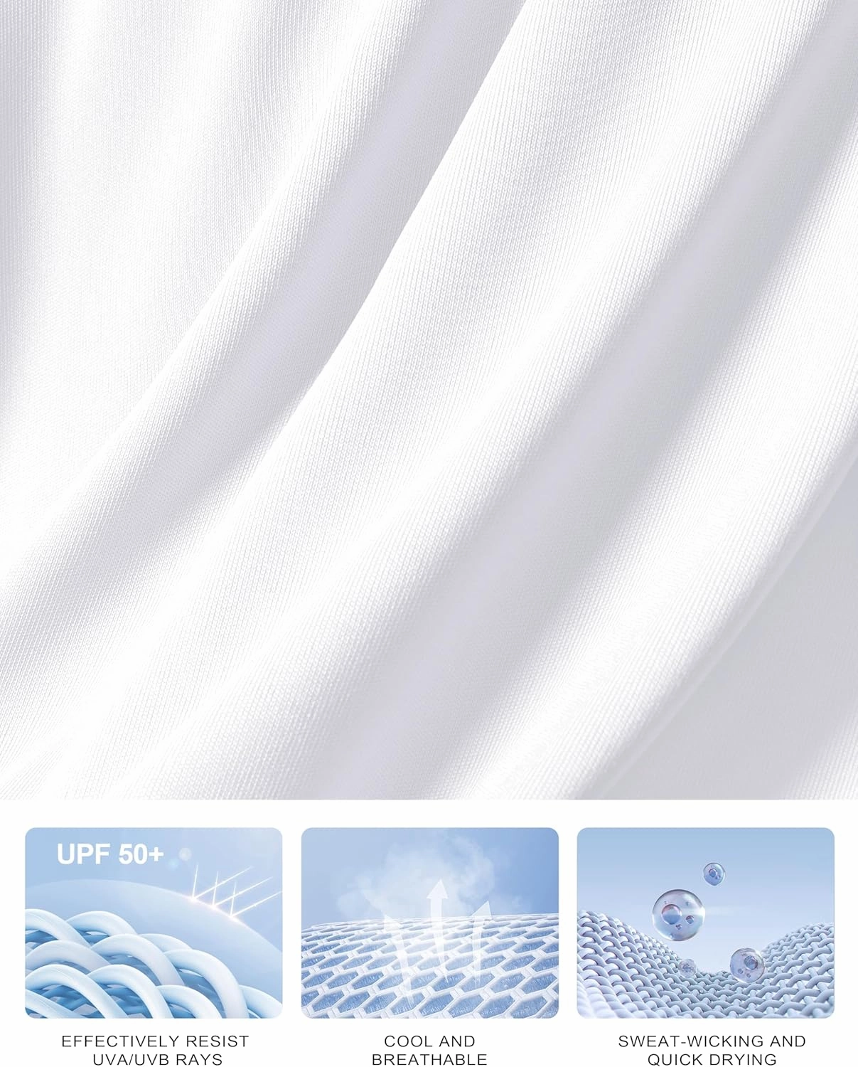 Women's Golf Shirts Lightweight UPF 50  Long Sleeve Shirts UV Protection Quick Dry Cool Polo Shirts for Women Work Outdoor