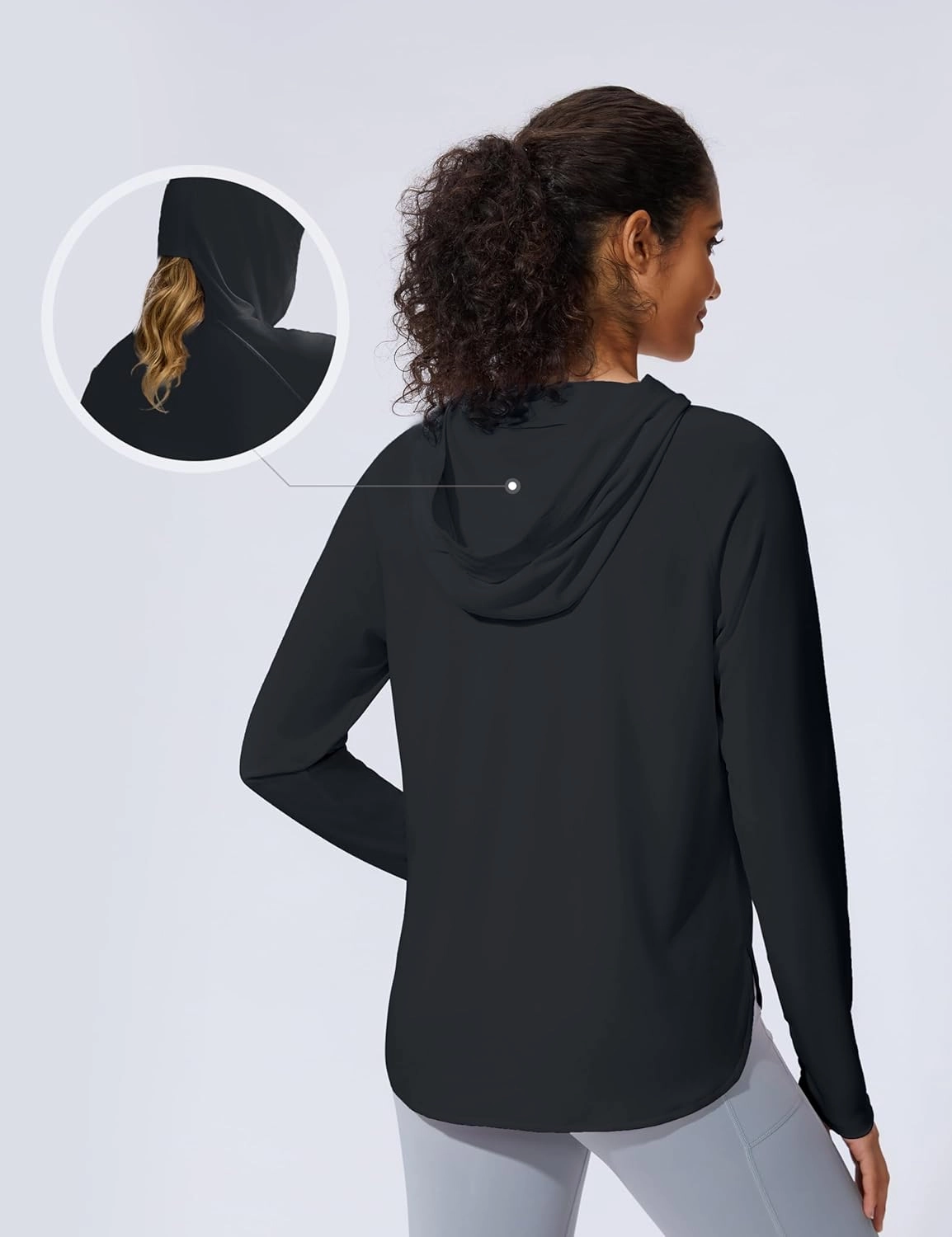 Women's UPF 50  Sun Shirt SPF Long Sleeve Lightweight Hoodie UV Protection Clothing Hiking Fishing Outdoor
