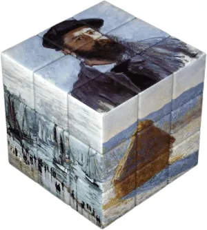 World Famous Paintings Magic Cube, Art Magic Square, Creative Puzzle Cube (Monet)