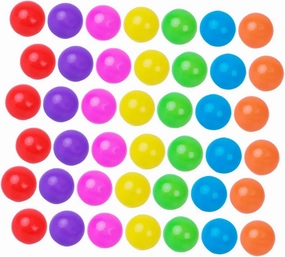 Yardwe 100Pcs Ocean Balls for Crush Balls for Ball Pits Play Tents and Birthday Parties Fun and Safe Playtime
