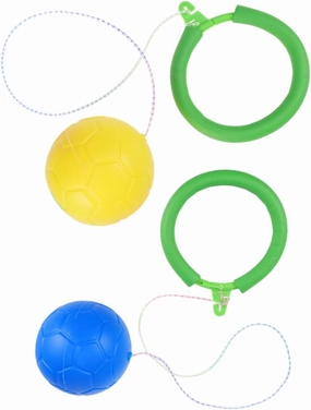 Yardwe Jumping Ball Funny Bouncy Fitness Equipment for Indoor One Legged for Entertainment Random Color