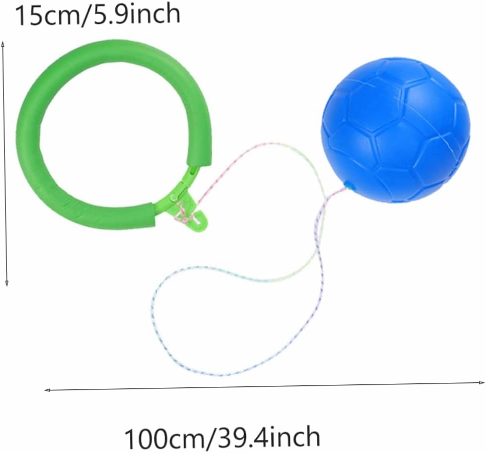 Yardwe Jumping Ball Funny Bouncy Fitness Equipment for Indoor One Legged for Entertainment Random Color