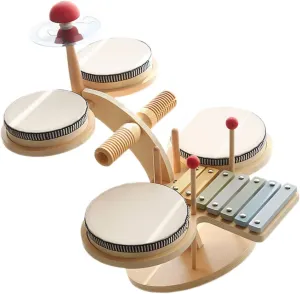 YARNOW 1 Set Set Drum Set for Musical Instrument Early Educational Percussion Instrument for Brain Development and Birthday Present