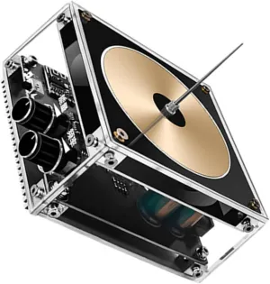 YARNOW Music Coil Electric Power Desktop Display with Transmission System for Science Experiments Phone Connection Fun Educational Present for All Ages