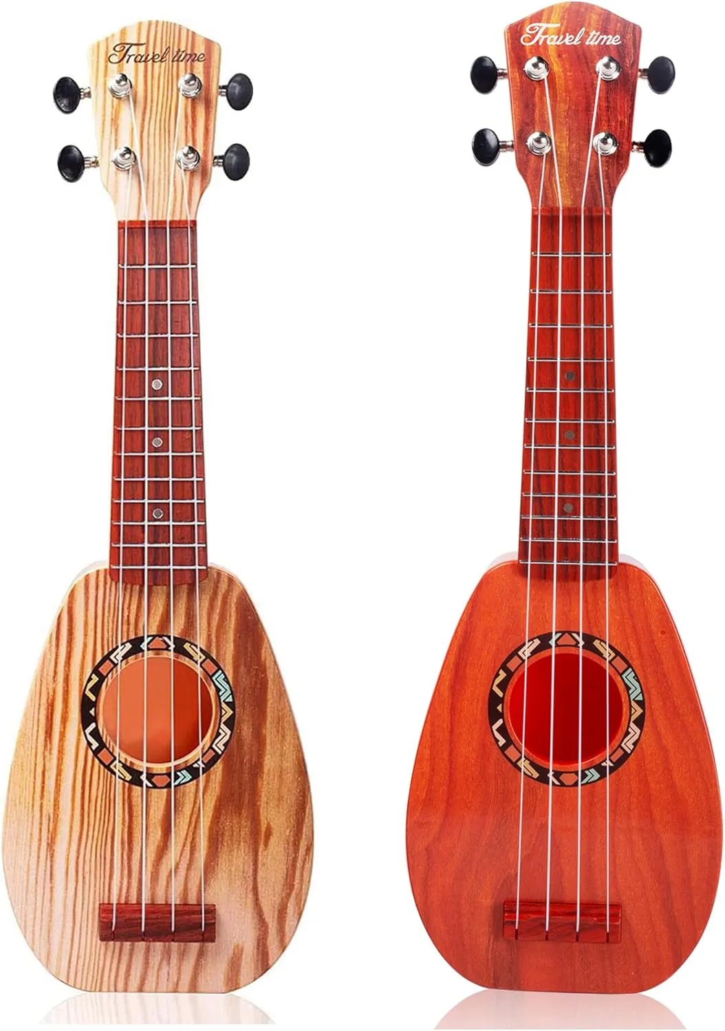 YOLOPLUS  17 Inch Kids Ukulele Guitar Toy 4 Strings Mini Children Musical Instruments Educational Learning Toy